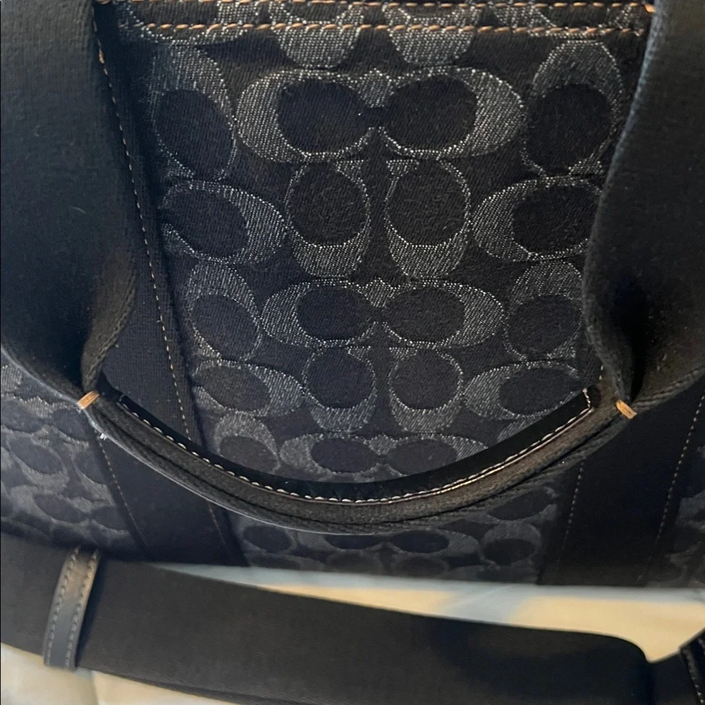 Black Patterned Women's Bag - Picture 4 of 8